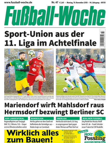Fußball-Woche, Titel